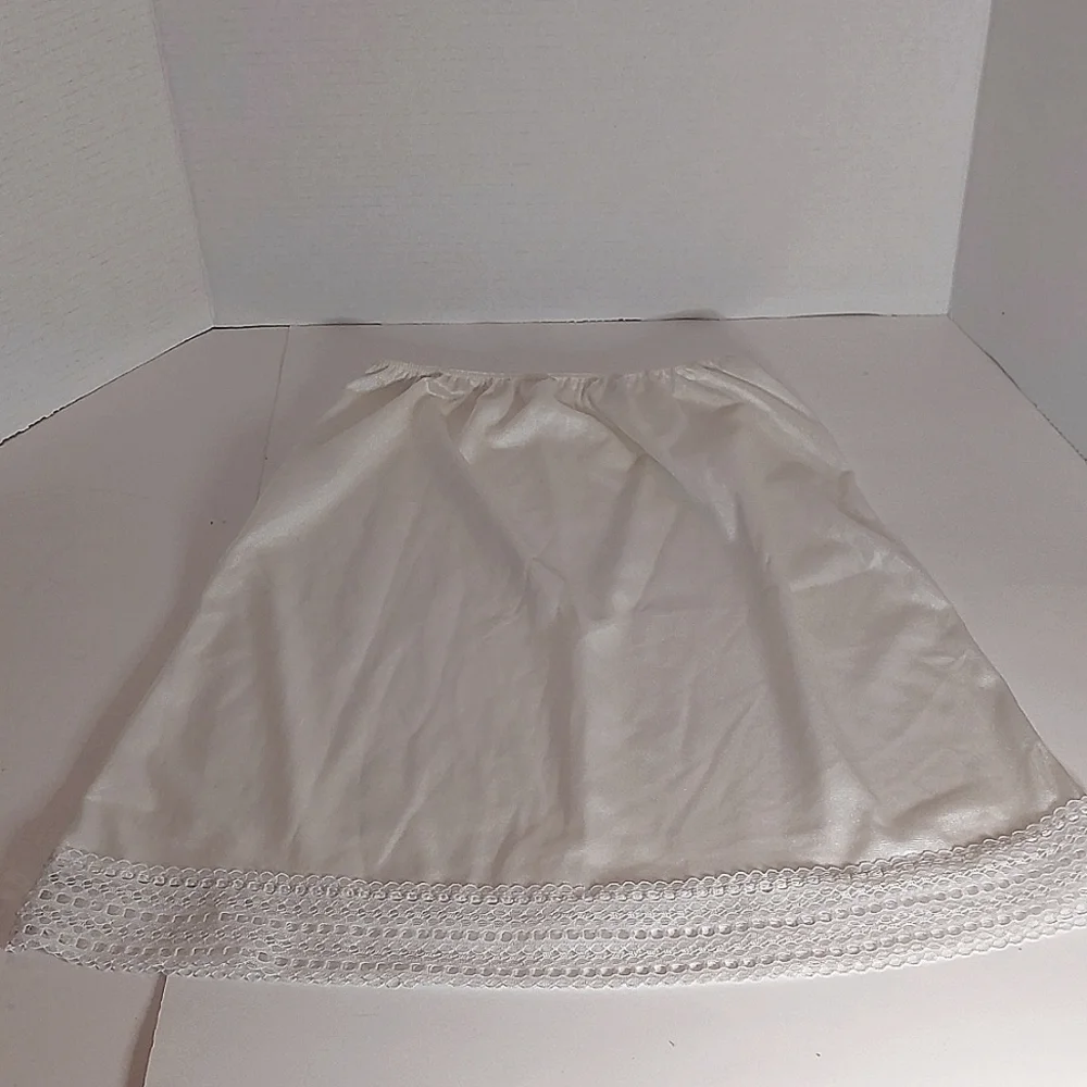 Girls Half Slip White Size 7/8 - Picture 2 of 6